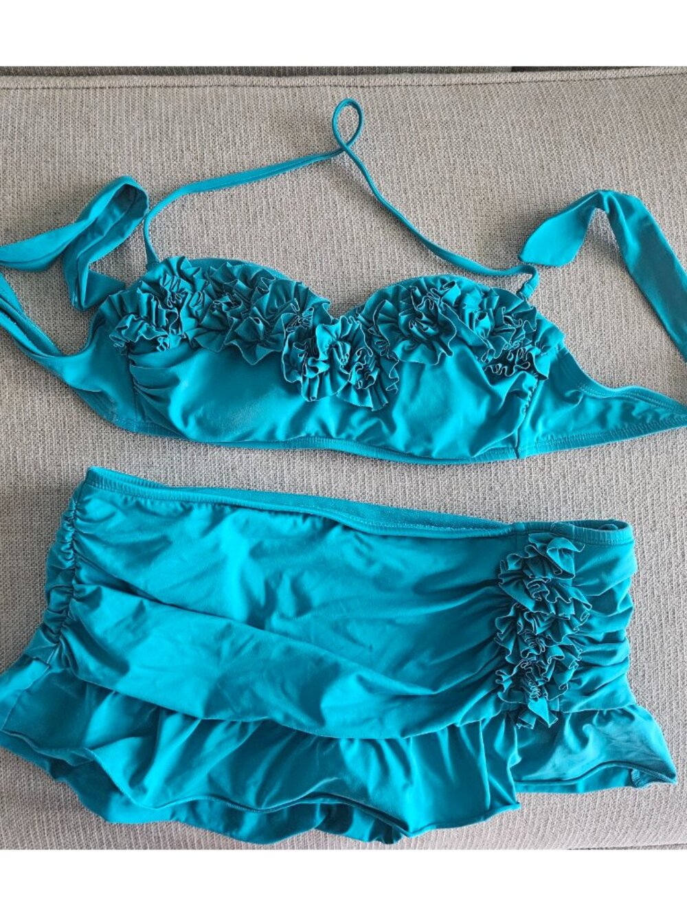 Kenneth Cole turquoise bikini set